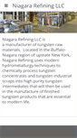 Mobile Screenshot of niagararefining.com